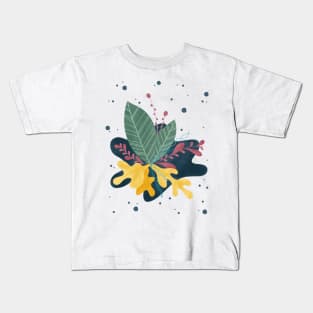 Floral Illustration Kids T-Shirt